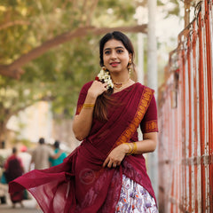 Magizhini Collection (MAROON)