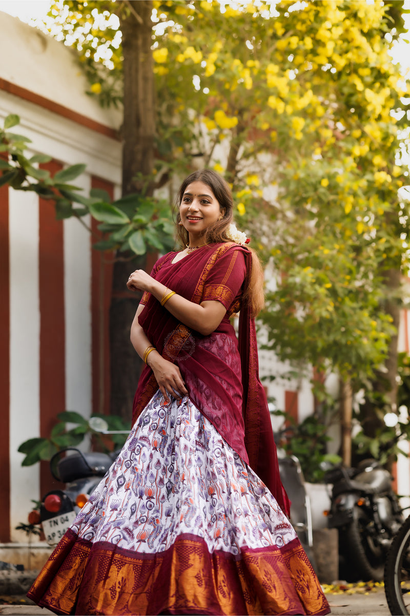 Magizhini Collection (MAROON)
