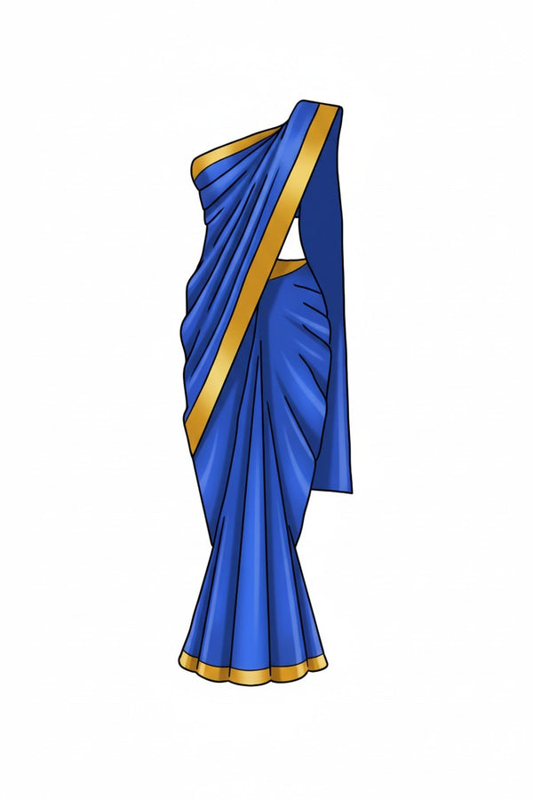 Convert regular saree to 1min saree